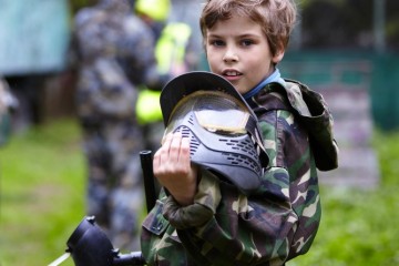 Le paintball, c’est aussi pour les enfants !